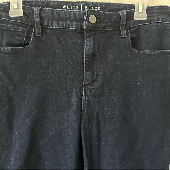 White House Black Market Skinny Blue Ankle Zip Jeans - Picture 4 of 7